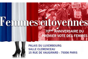 70e anniversaire du vote des femmes